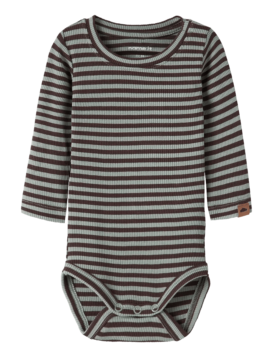 name it - NBMKARDIO LS BODY - ar garām piedurknēm - green milieu - 0