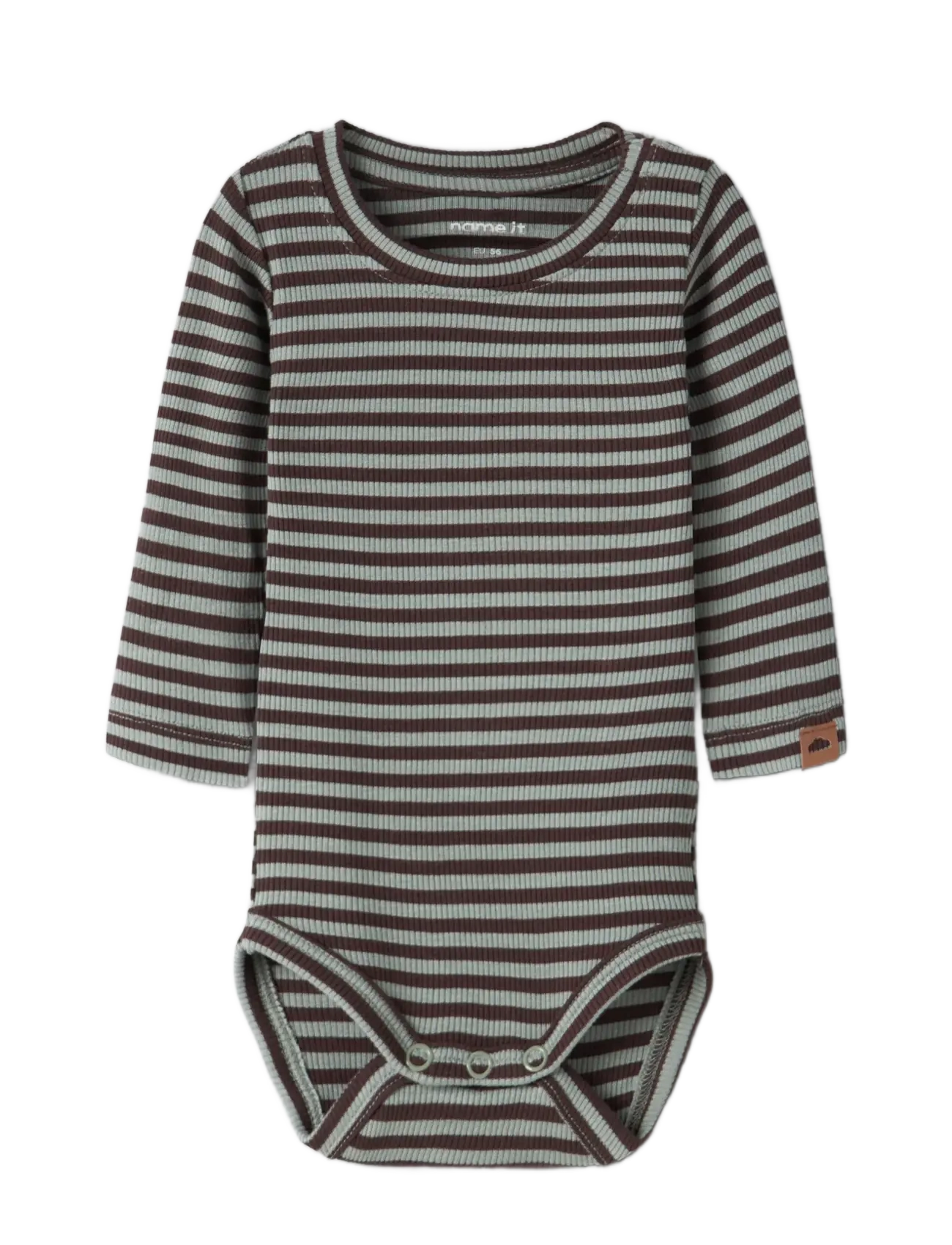 name it - NBMKARDIO LS BODY - ar garām piedurknēm - green milieu - 2