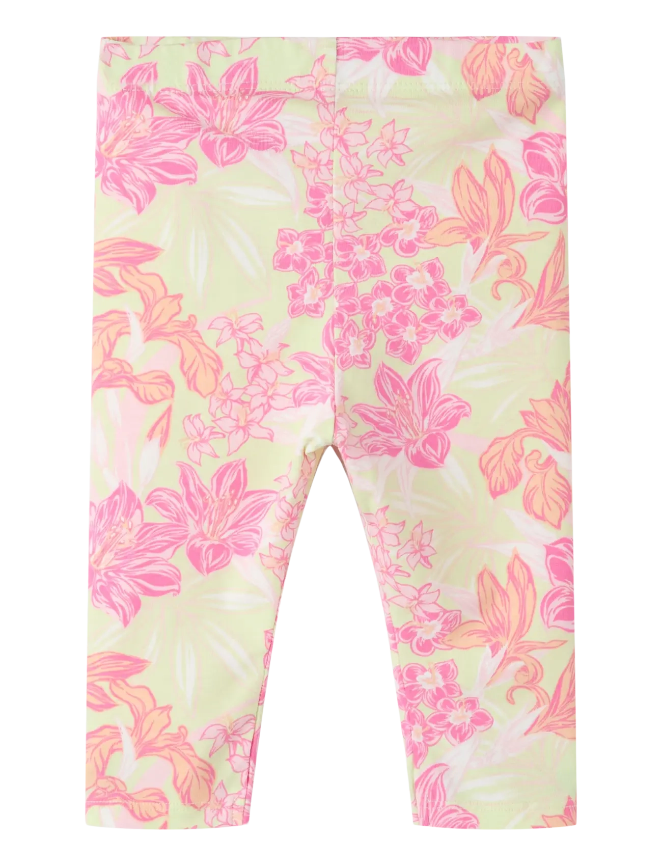 name it NMFFENNAZ CAPRI LEGGING - Leggings - LIME CREAM / green