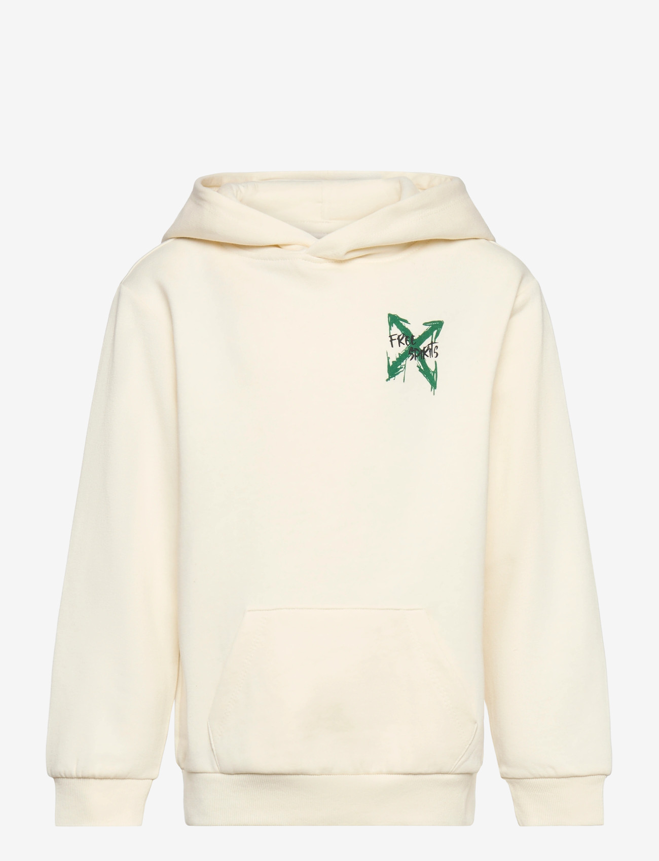 name it - NKMKEMUEL LS SWE WH BRU BOX PS NOOS - hættetrøjer - antique white - 1