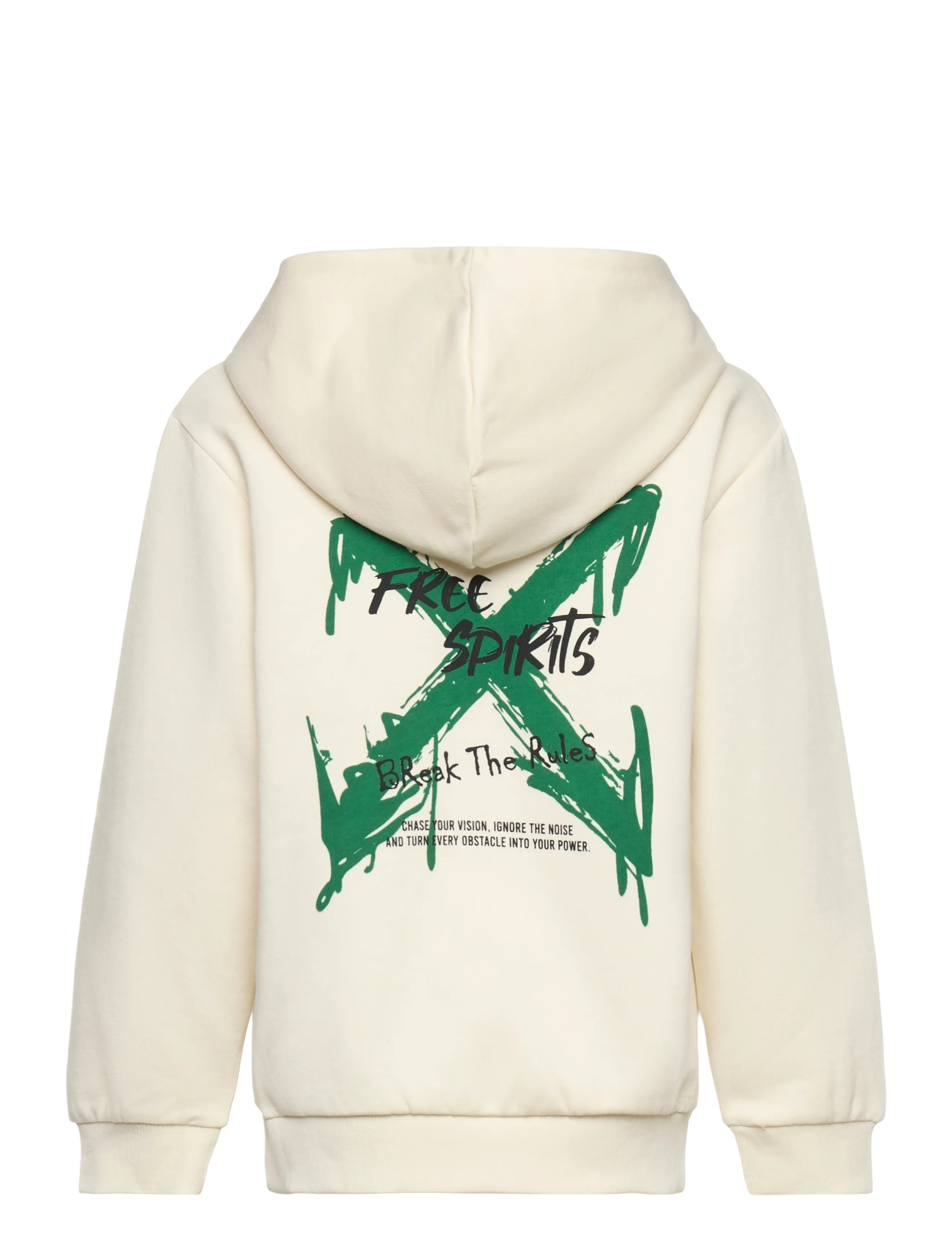 name it - NKMKEMUEL LS SWE WH BRU BOX PS NOOS - hoodies - antique white - 2