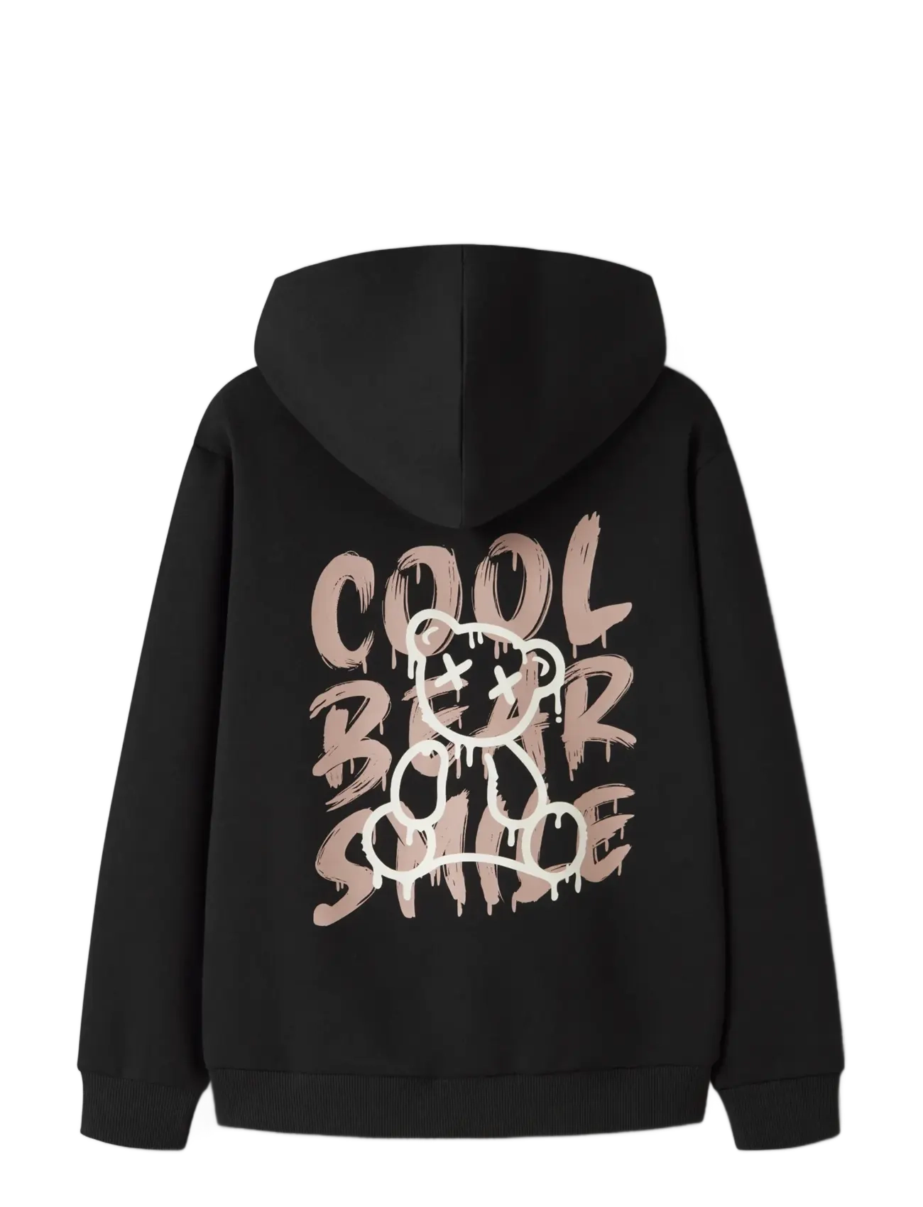 name it - NKMKEMUEL LS SWE WH BRU BOX PS NOOS - hoodies - black - 1