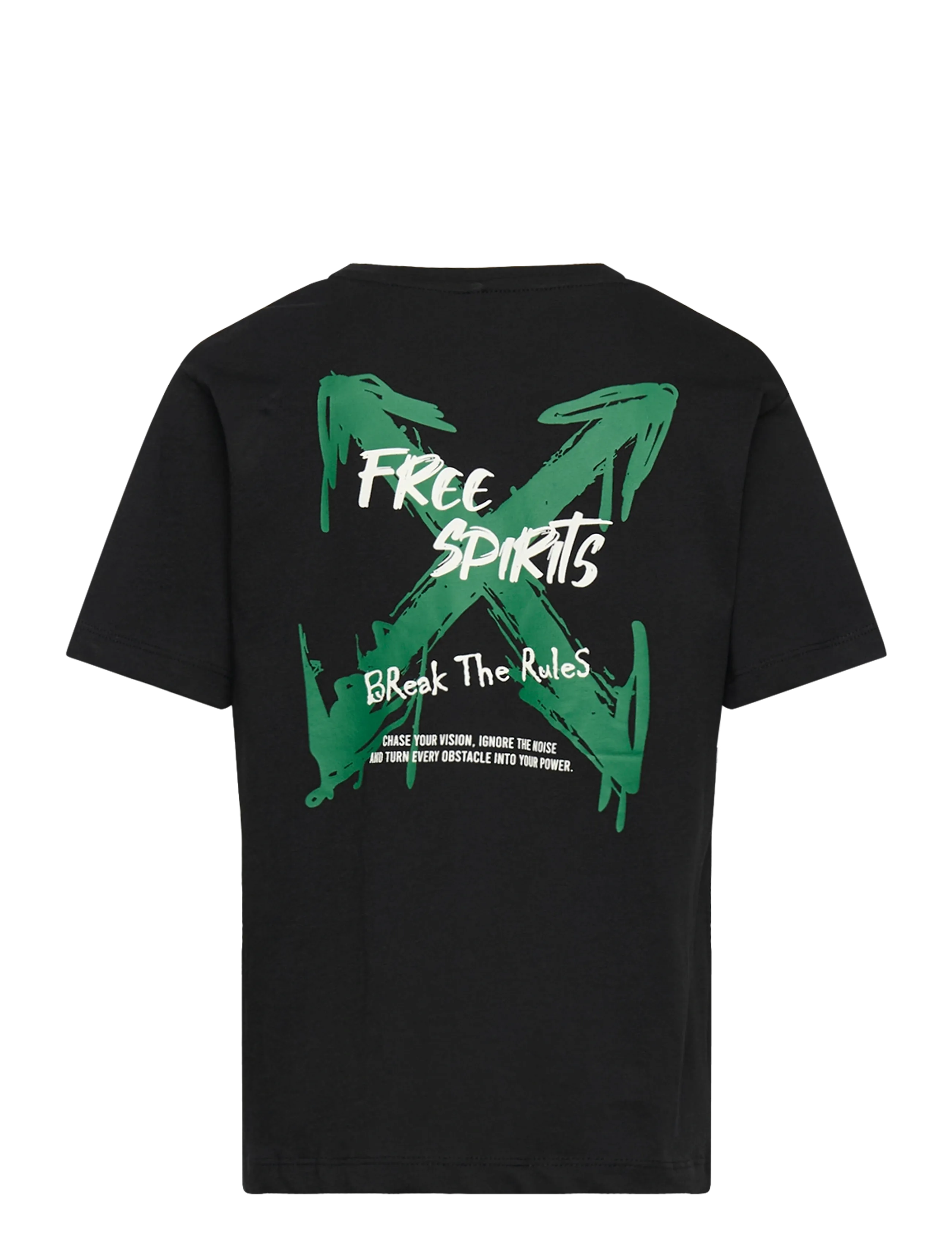 name it - NKMKEMUEL SS RLX TOP BOX PS NOOS - short-sleeved t-shirts - black - 1
