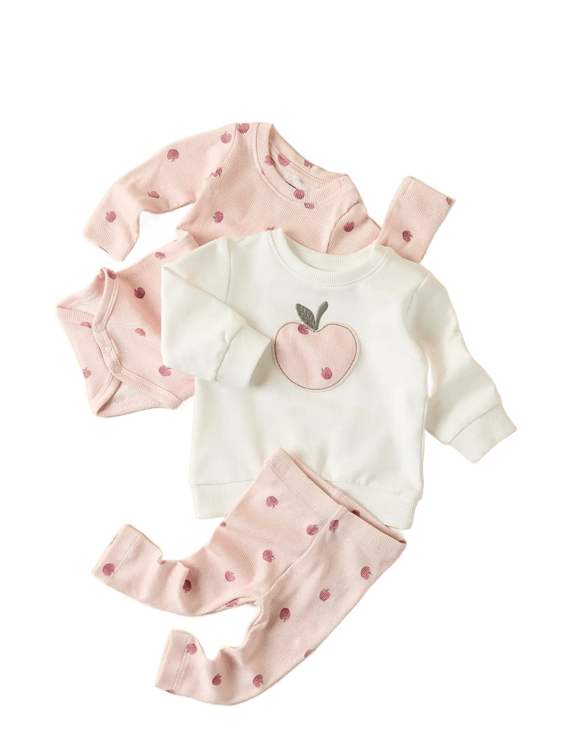 name it - NBFFOAPPLE LEGGING - leggings - cradle pink - 2