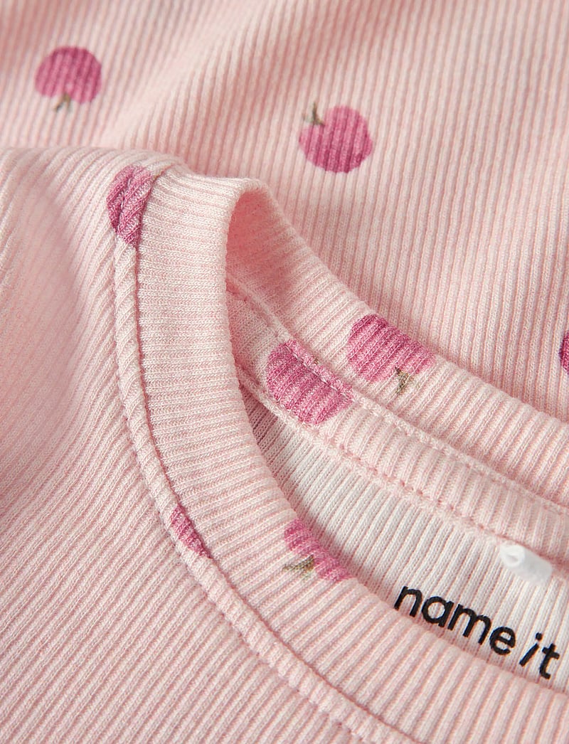 name it - NMFFOAPPLE LS XSL TOP - langærmede t-shirts - cradle pink - 2