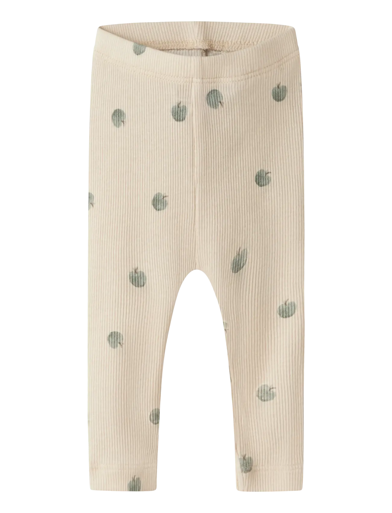 name it Nbmfoapple Long John, Børn, Ribbede Long Johns, Cream, Str: 50