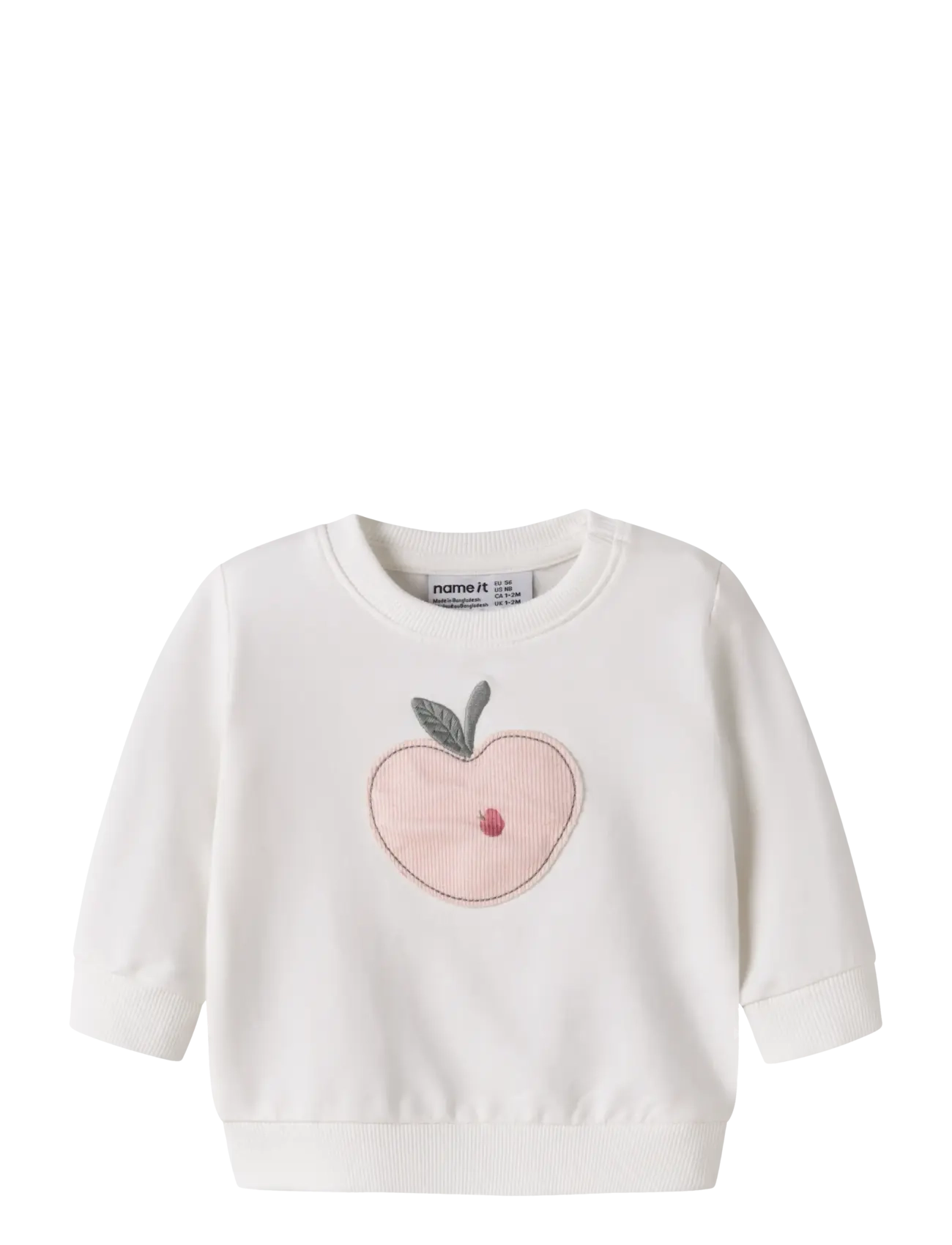 name it NBFFOAPPI LS SWEAT UNB - App deal - CLOUD DANCER / white