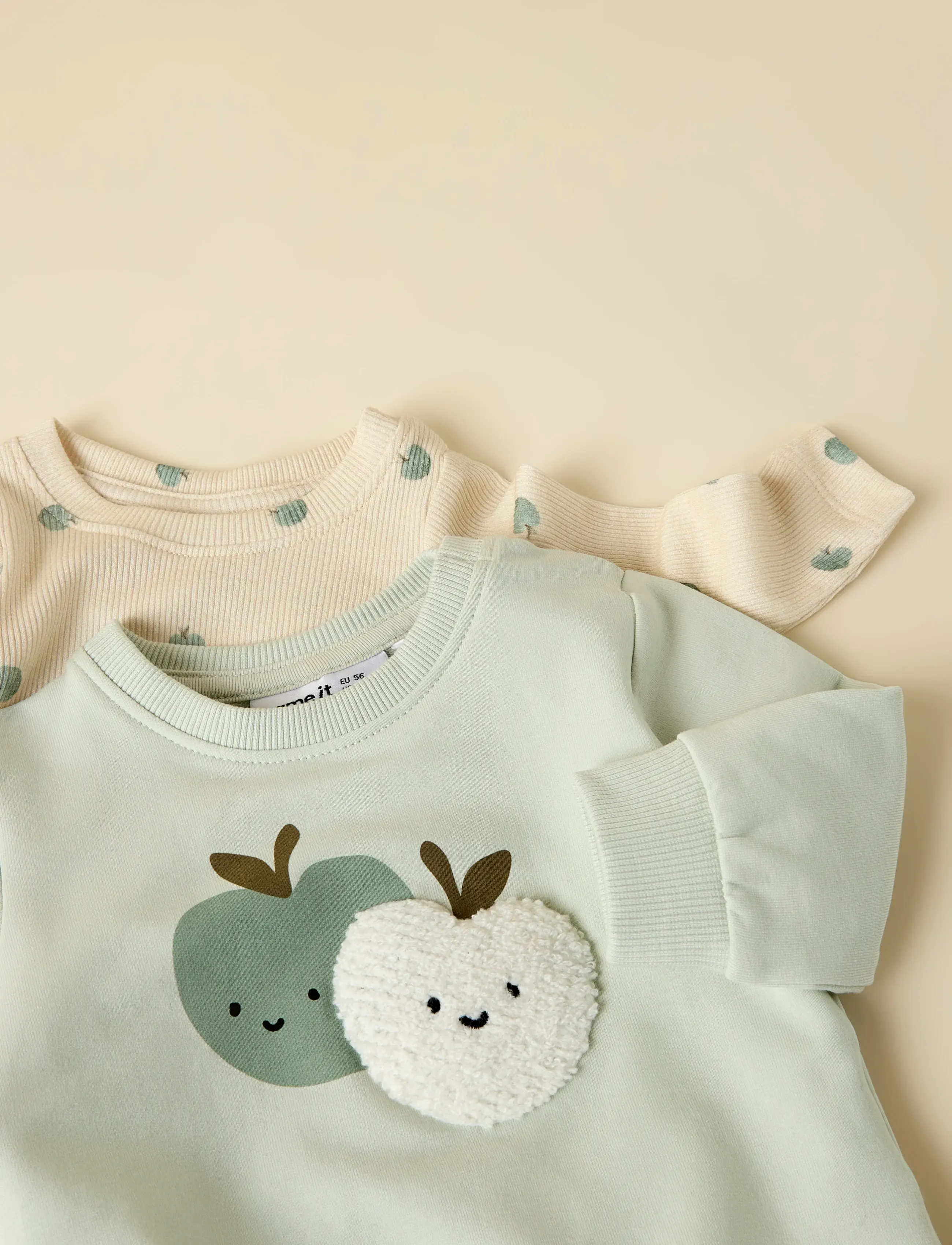 name it - NBMFOAPPI LS SWEAT UNB - dressipluusid - pale aqua - 2