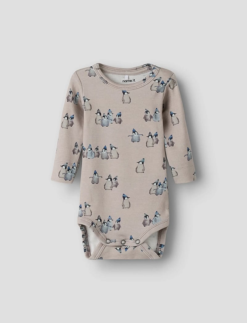 name it - NBMSANUEL LS XSL BODY - langärmelige bodys - inscrutable - 0