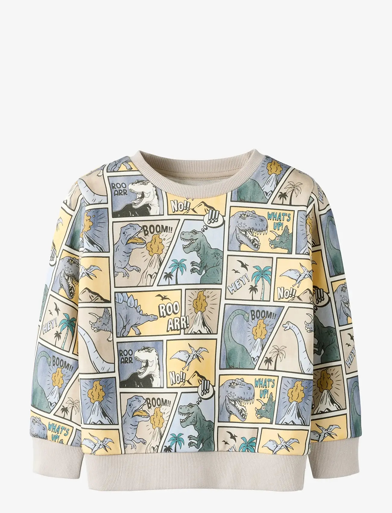 name it - NMMSIKALAS LS NREG SWE BRU - sweatshirts - peyote - 1