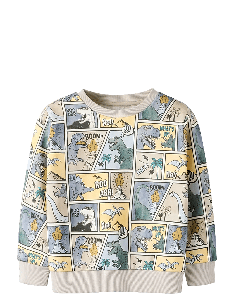 name it - NMMSIKALAS LS NREG SWE BRU - sweatshirts - peyote - 1