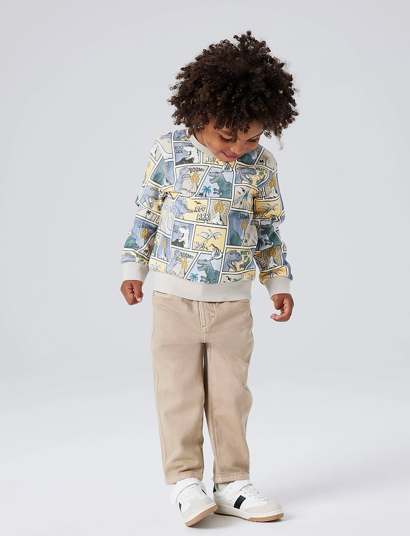 name it - NMMSIKALAS LS NREG SWE BRU - sweatshirts - peyote - 4