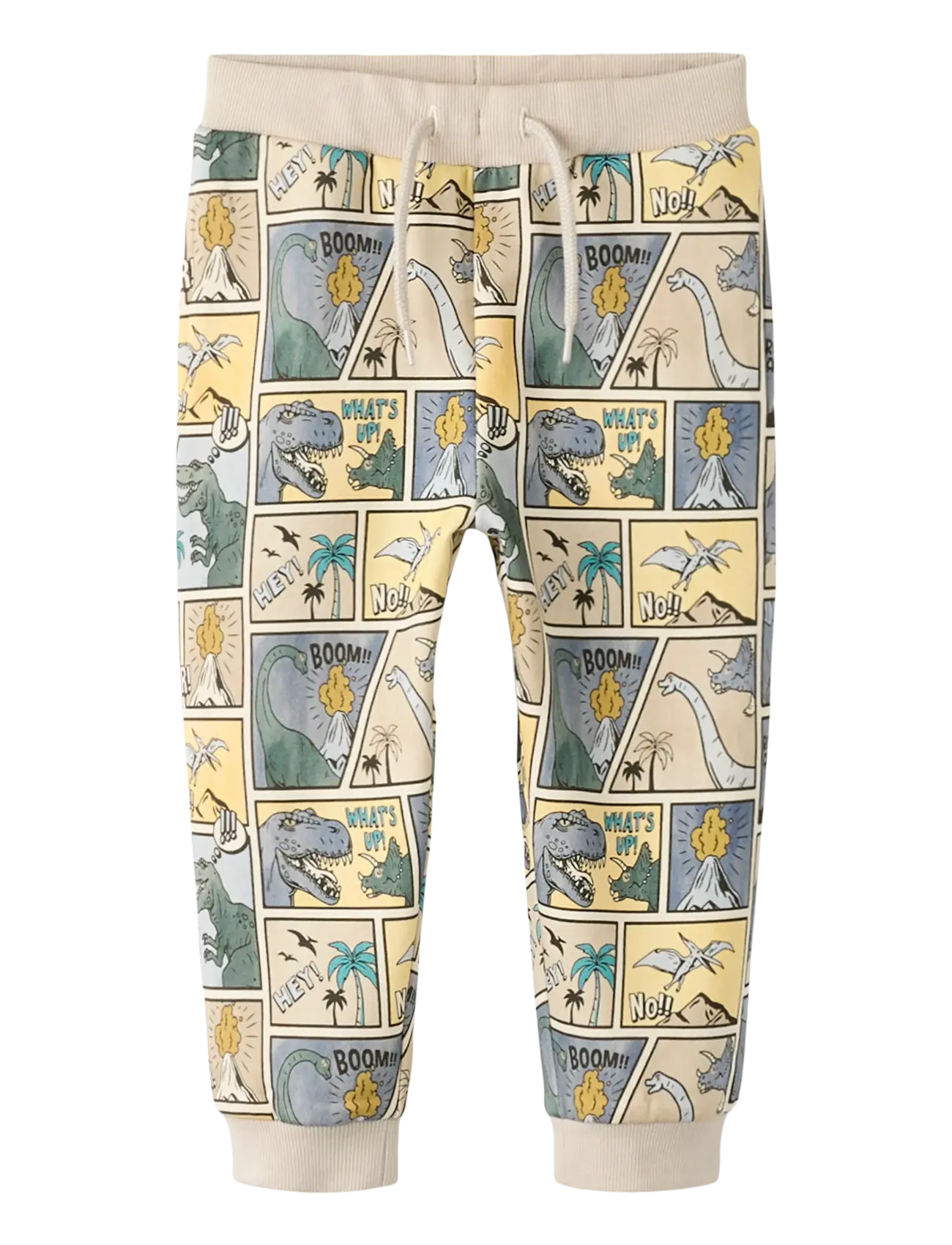 name it NMMSIKALAS NREG PANT SWE BRU - Bukser - PEYOTE / beige