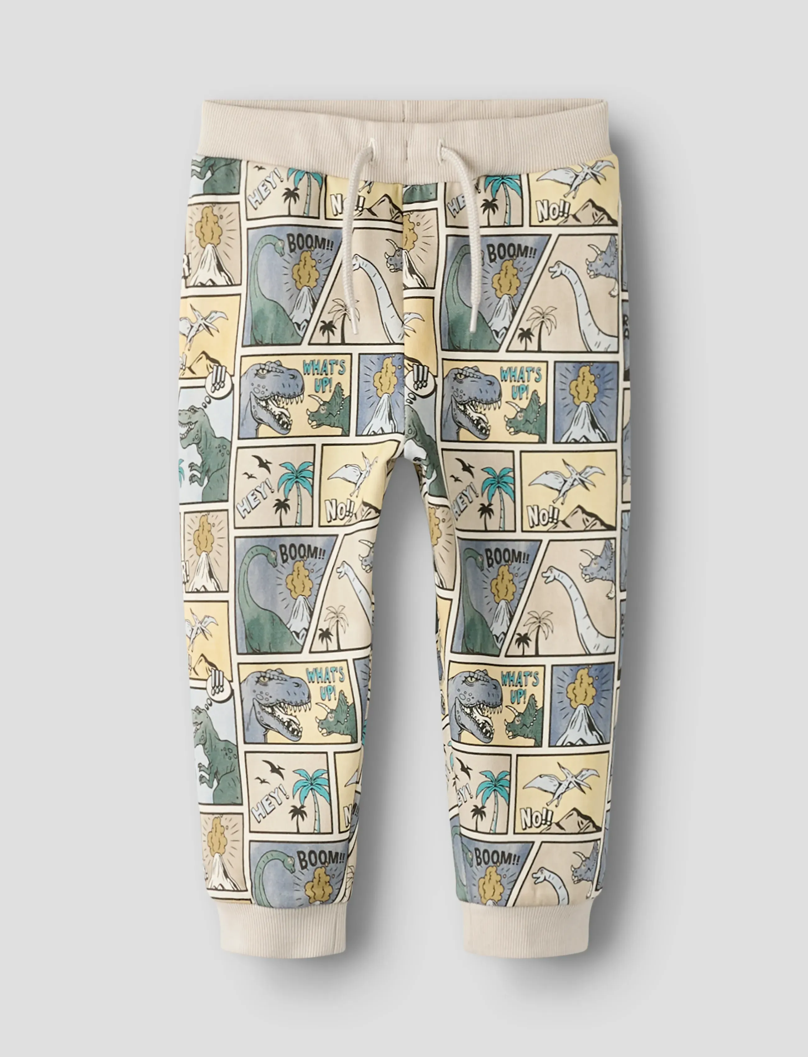 name it NMMSIKALAS NREG PANT SWE BRU - Babybyxor - PEYOTE / beige