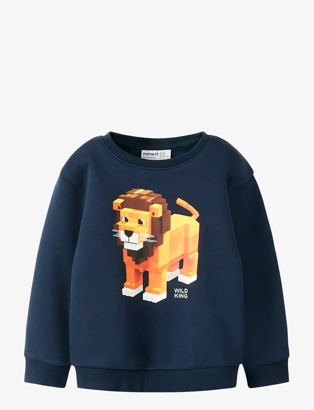 name it - NMMSIGURT LS NREG SWE BRU - sweatshirts - navy blazer - 0