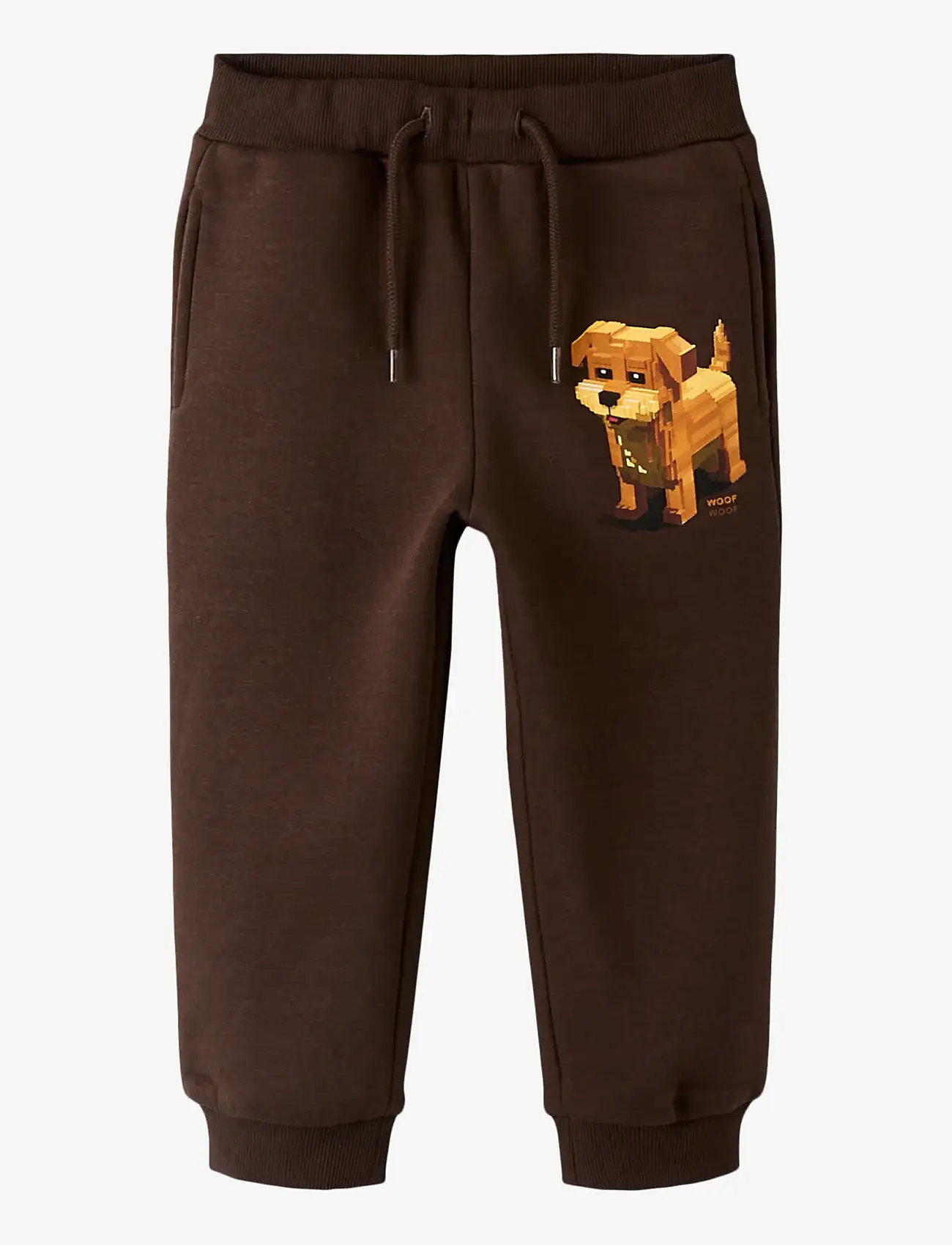 name it - NMMSIGURT NREG PANT SWE BRU - babybyxor - seal brown - 1