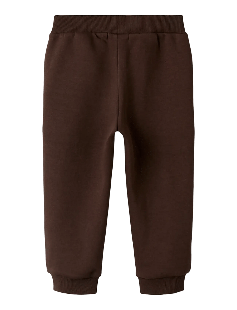 name it - NMMSIGURT NREG PANT SWE BRU - babybukser - seal brown - 2