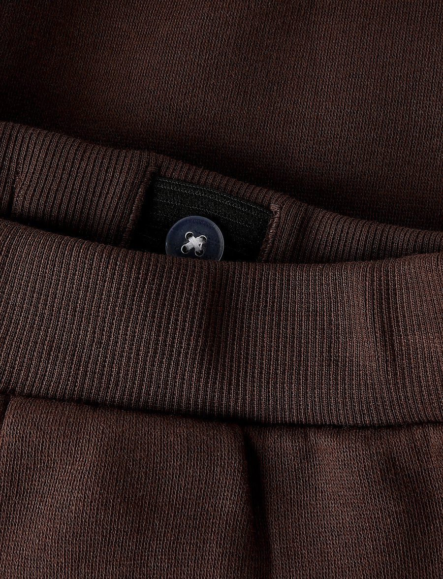 name it - NMMSIGURT NREG PANT SWE BRU - babybukser - seal brown - 3