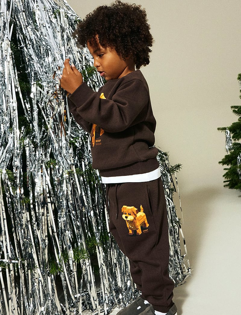 name it - NMMSIGURT NREG PANT SWE BRU - babybyxor - seal brown - 4