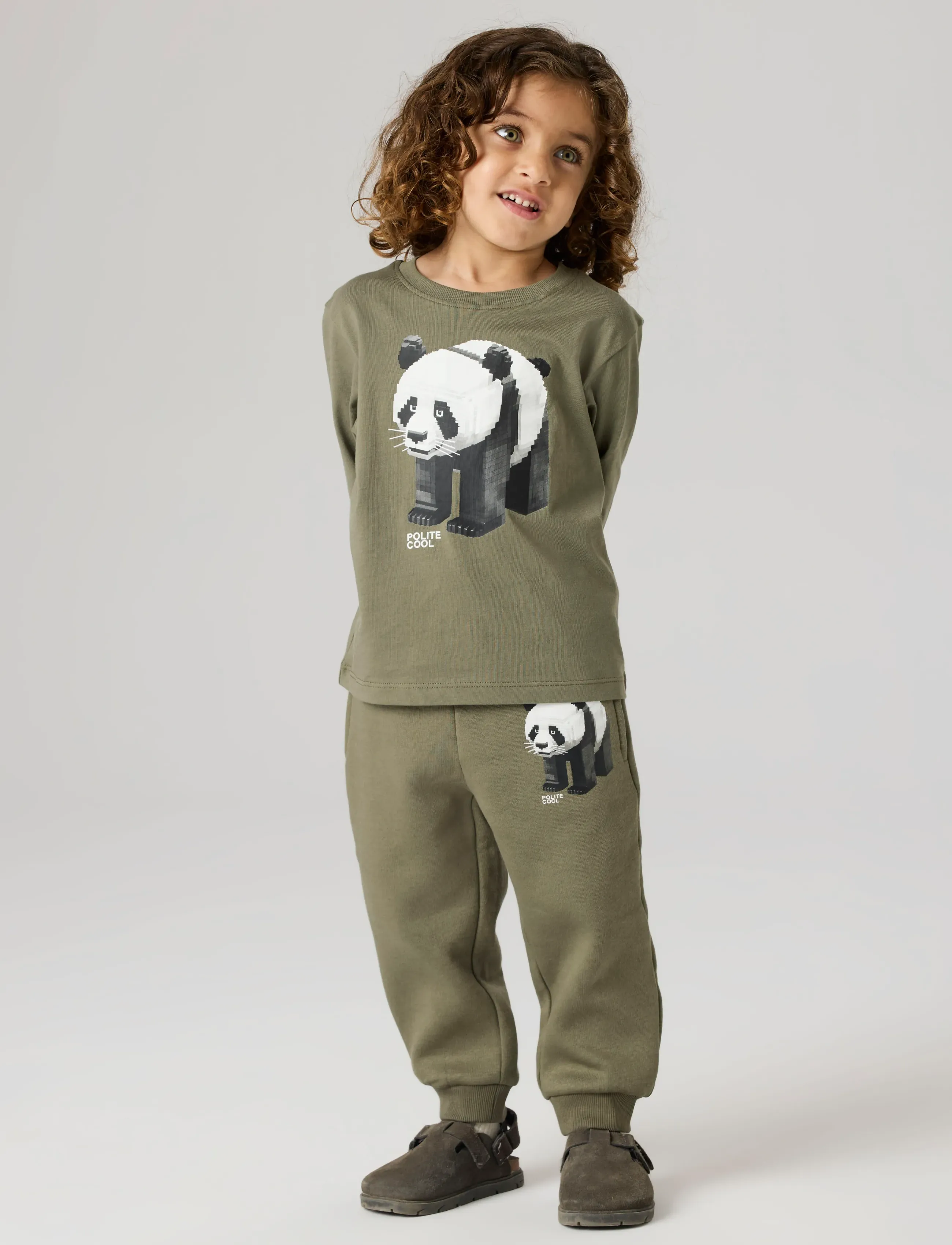 name it - NMMSALAN LS NREG TOP - langærmede - dusty olive - 4