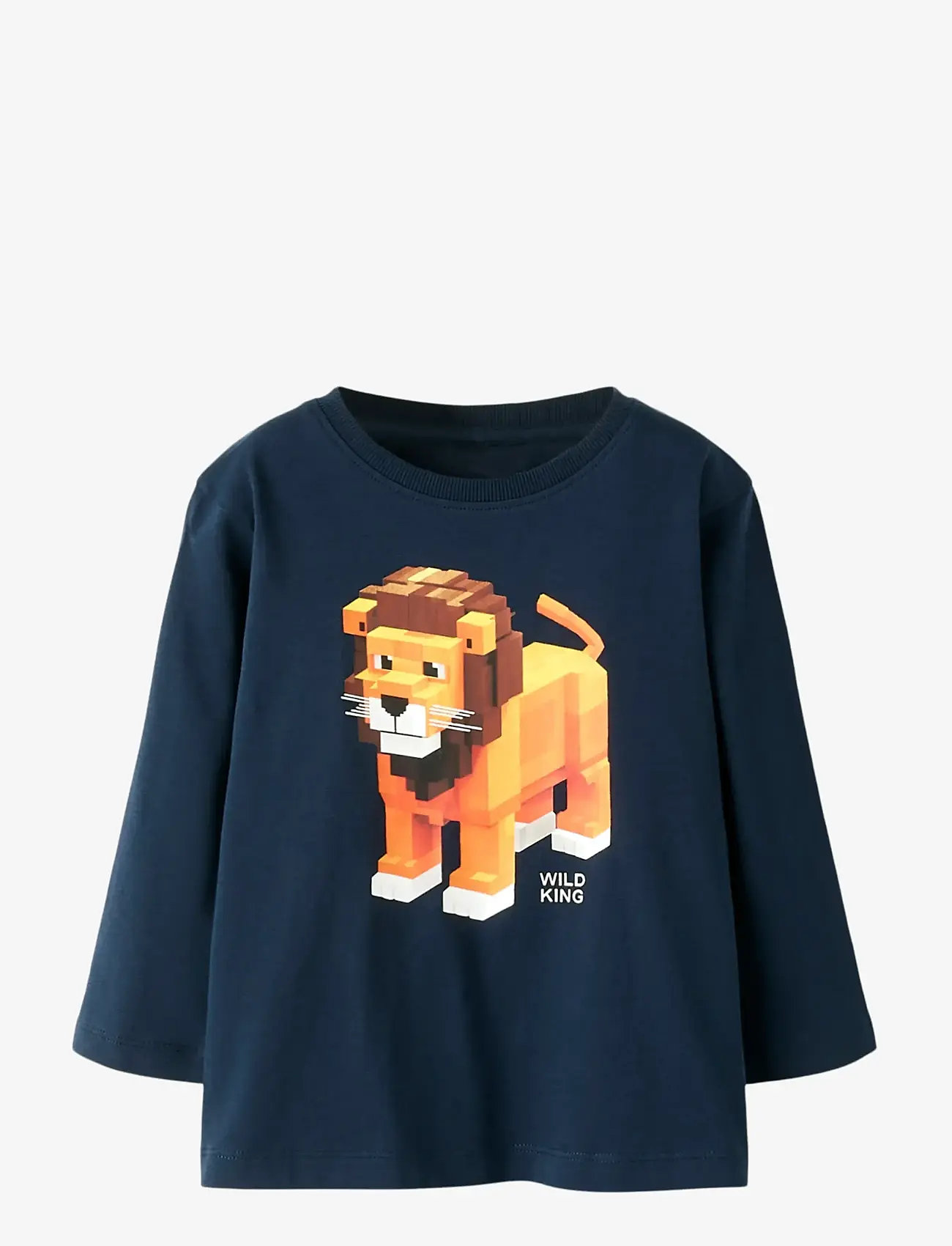 name it - NMMSALAN LS NREG TOP - langärmelige - navy blazer - 0