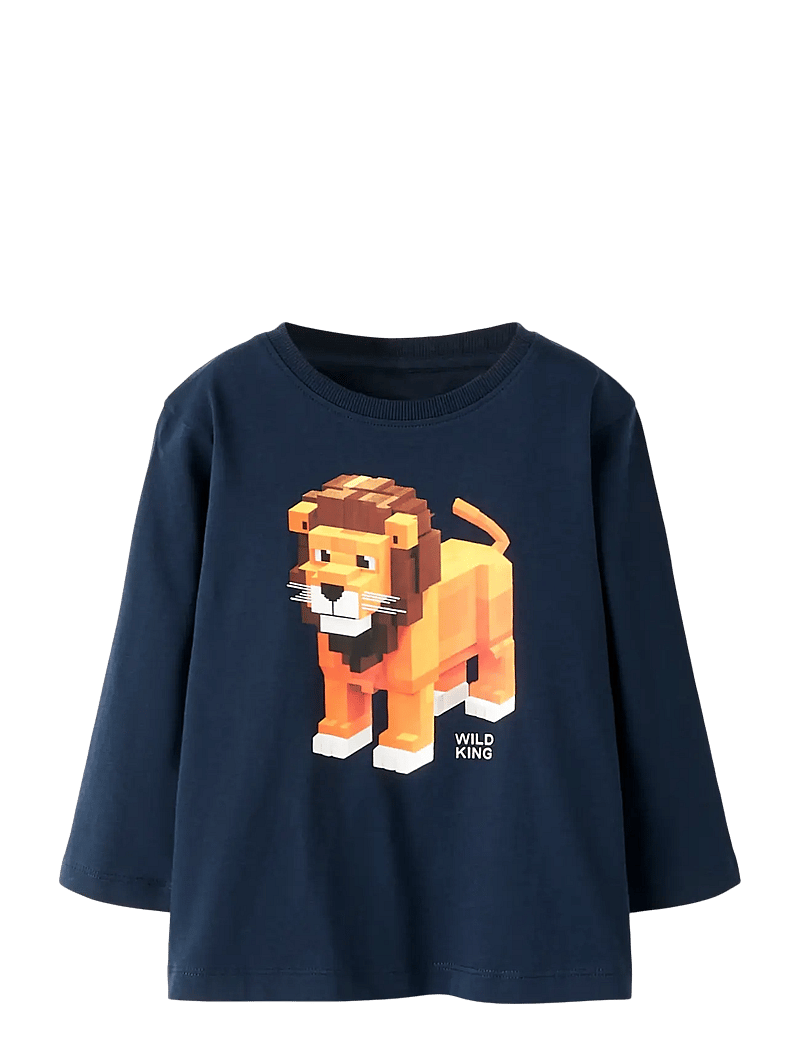 name it - NMMSALAN LS NREG TOP - langärmelig - navy blazer - 1