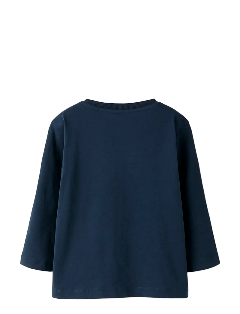 name it - NMMSALAN LS NREG TOP - pitkähihaiset t-paidat - navy blazer - 1