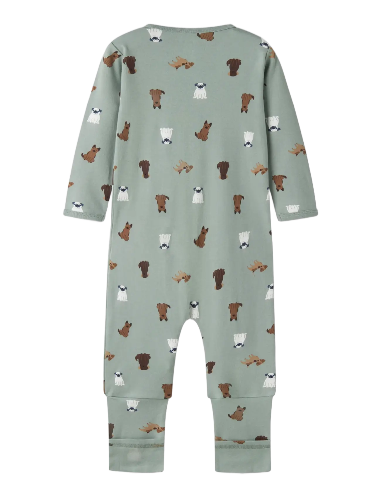 name it - NBMNIGHTSUIT ZIP FF DOG NOOS - green milieu - 1