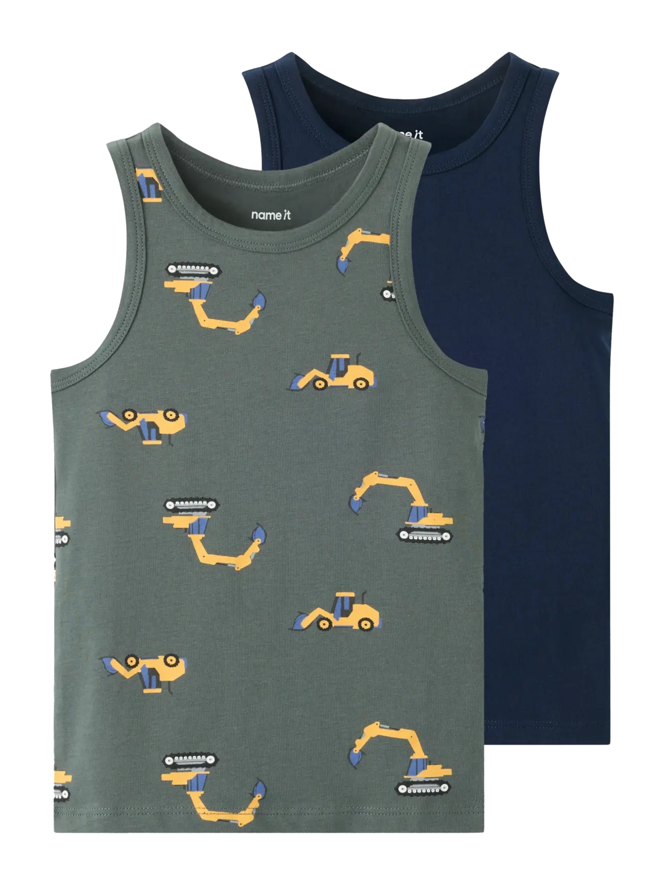 name it NMMTANK TOP 2P EXCAVATOR NOOS - Oberteile - URBAN CHIC / khaki/green