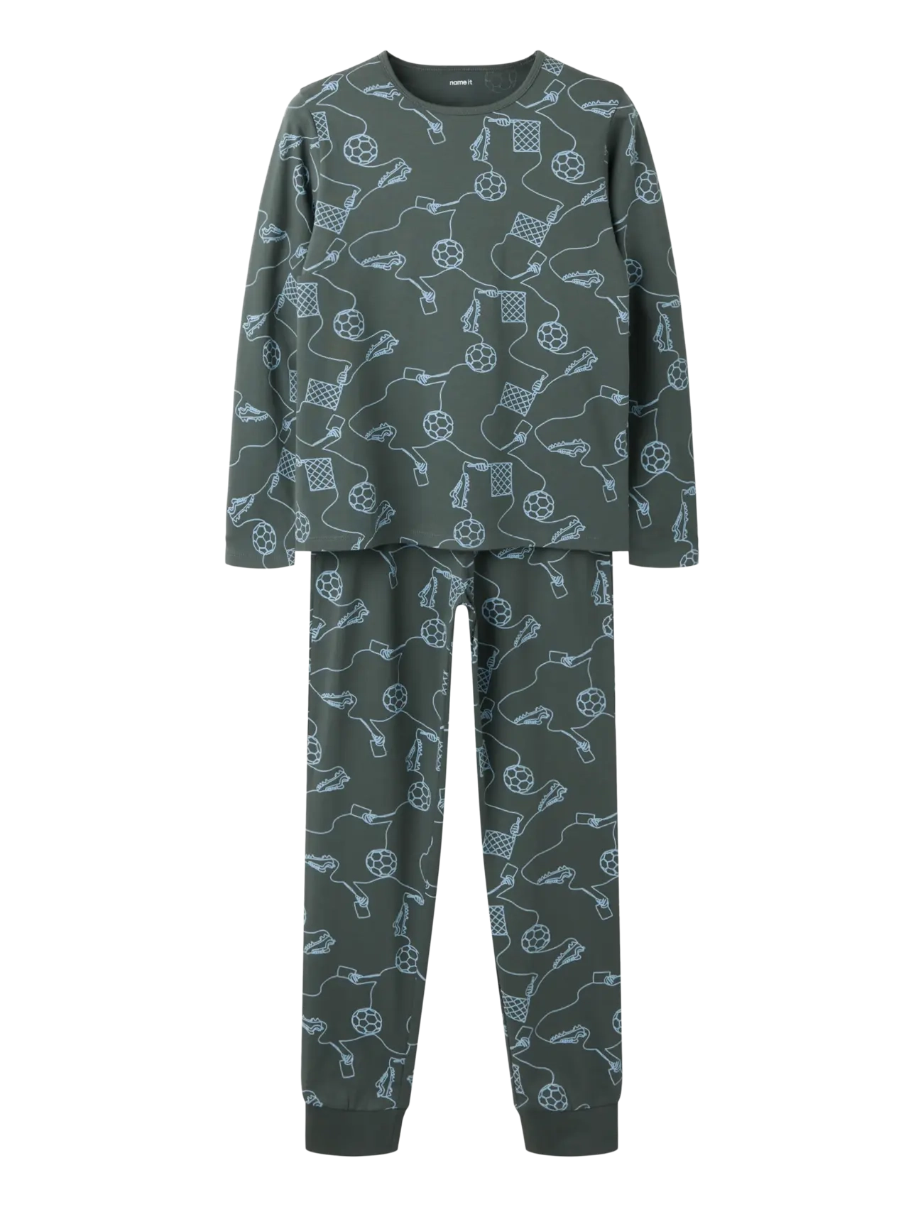NAME IT Nkmnightset Kick Off Noos Khaki - 110-116 - Kinder