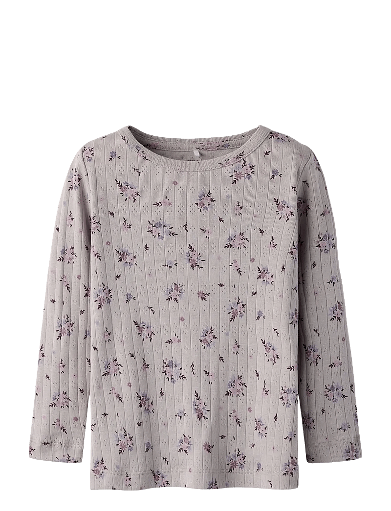 name it - NMFSIMONE LS SLIM TOP - långärmade t-shirts - ashes of roses - 1