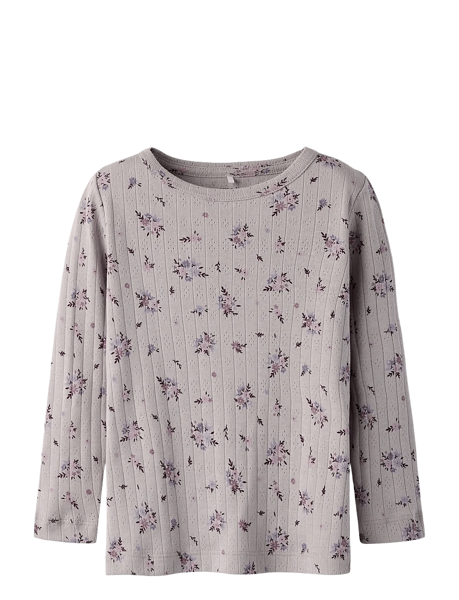 name it - NMFSIMONE LS SLIM TOP - pikkade varrukatega t-särgid - ashes of roses - 1