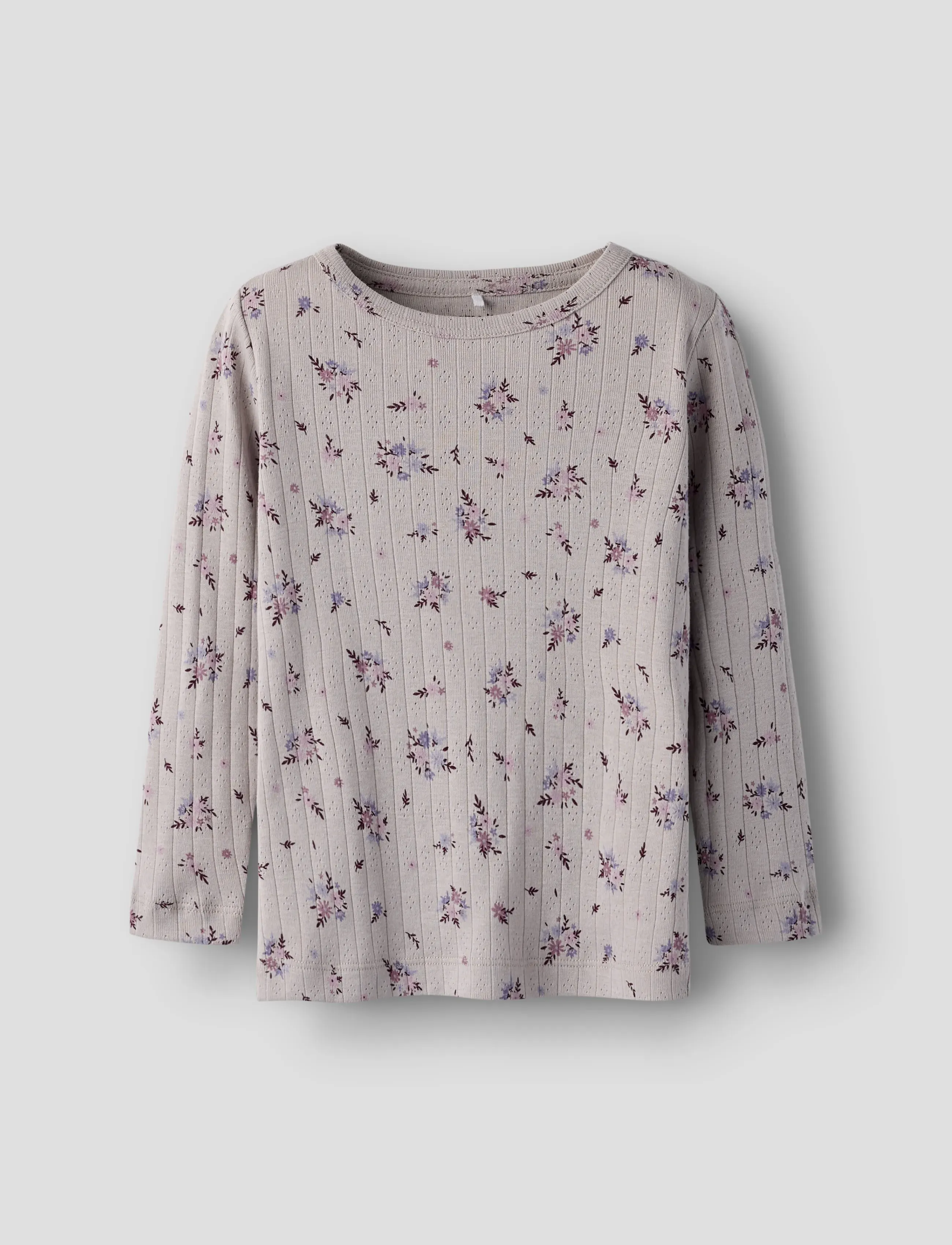 name it NMFSIMONE LS SLIM TOP - Overdeler - ASHES OF ROSES / purple