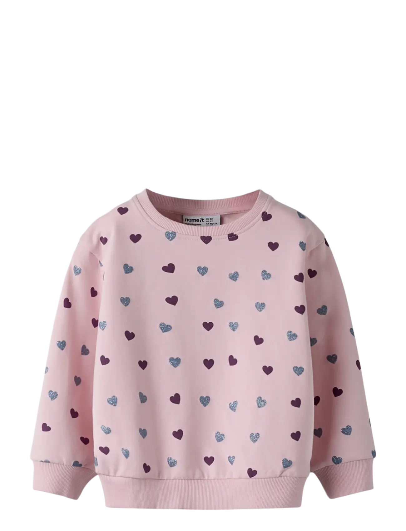 name it NMFSOLEA LS NREG SWE BRU - 4 for 3 - PARFAIT PINK / pink/rose