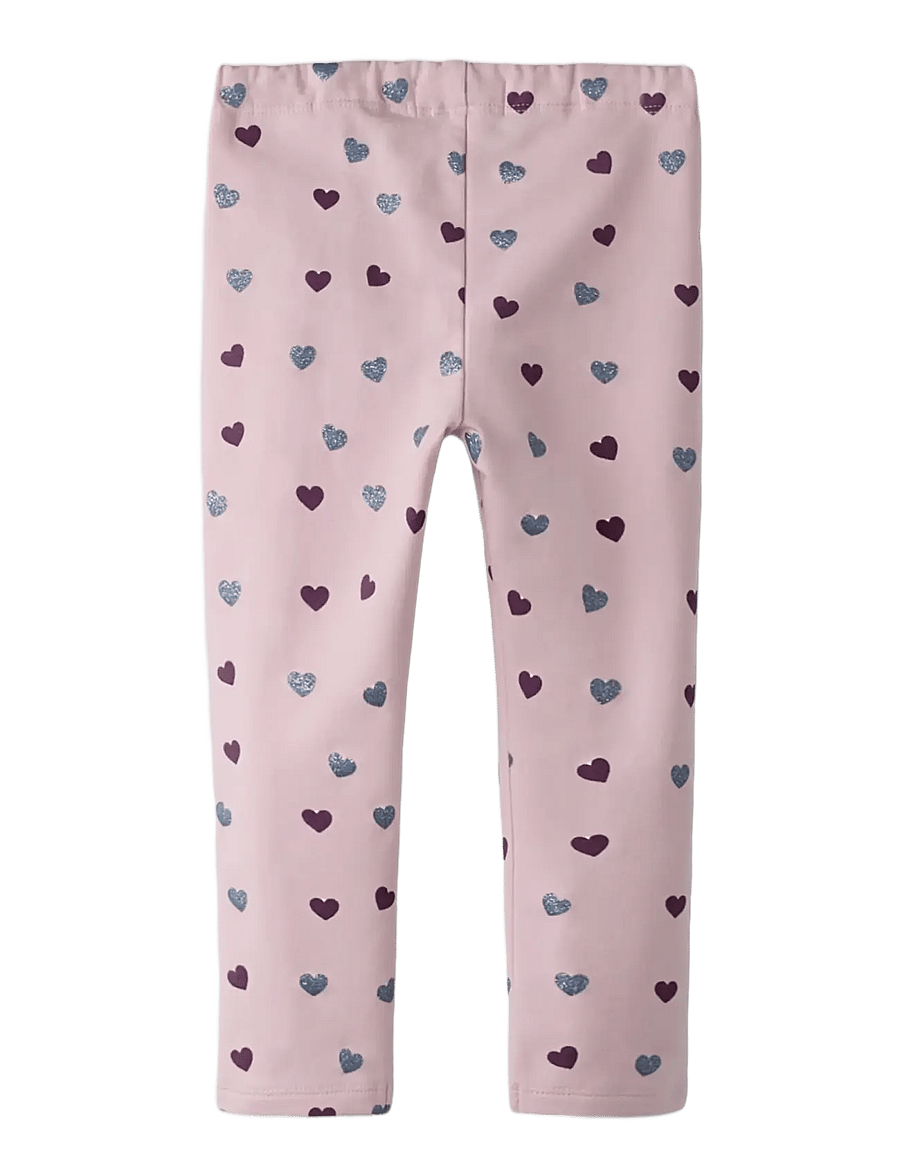 name it - NMFSOLEA LEGGING SWE BRU - leggings - parfait pink - 2
