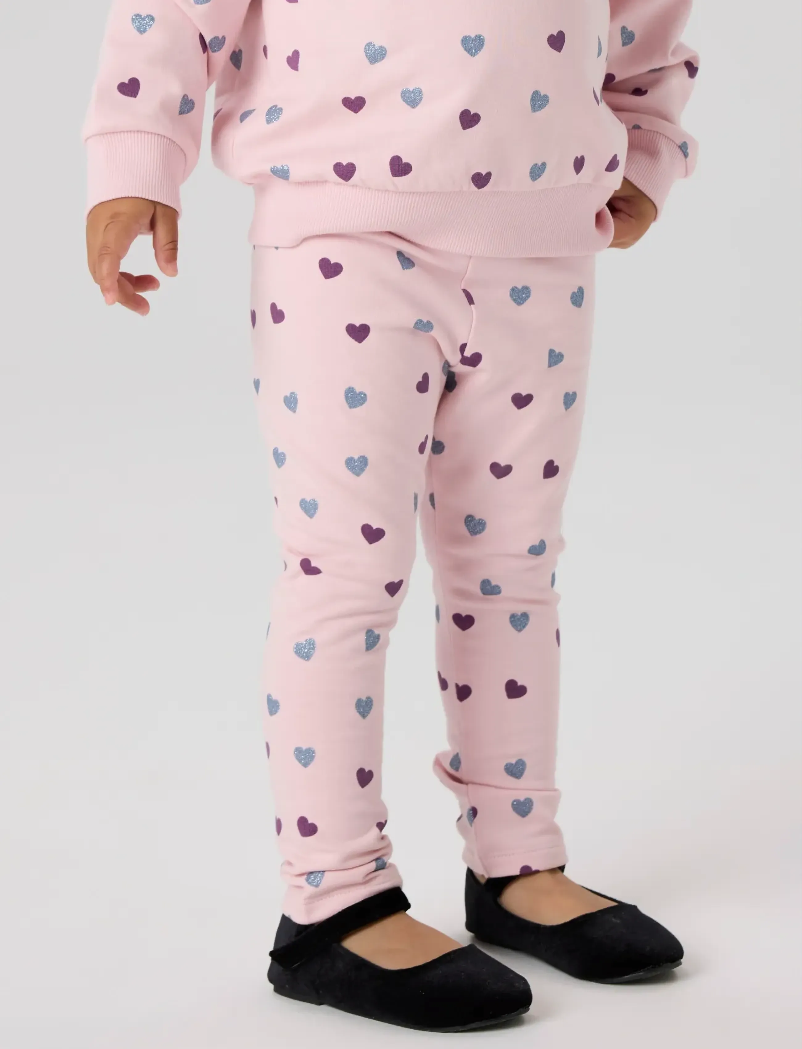name it - NMFSOLEA LEGGING SWE BRU - retuusid - parfait pink - 5