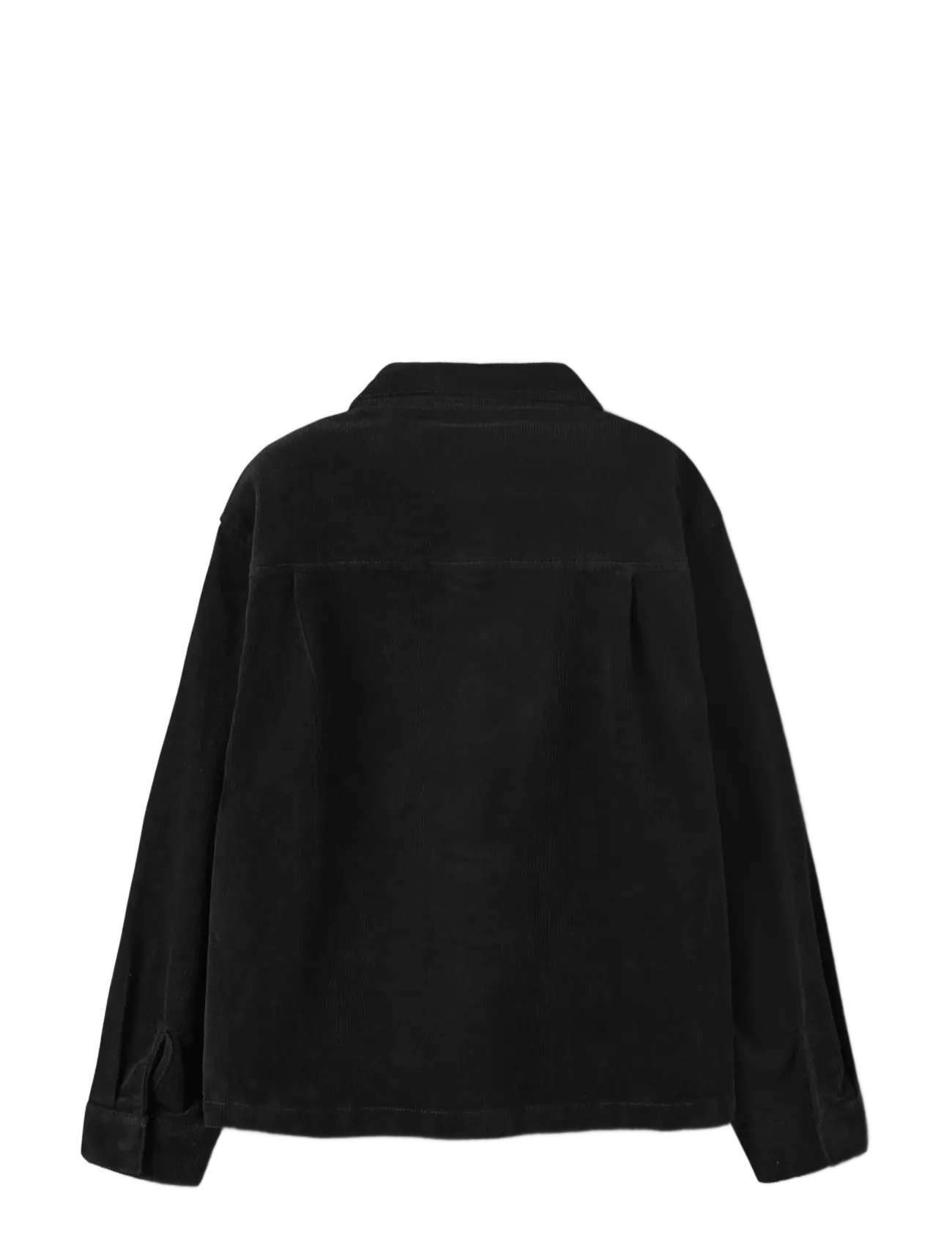 name it - NKMAARON OS CORD LS SHIRT 2908-QD - long-sleeved shirts - black - 1