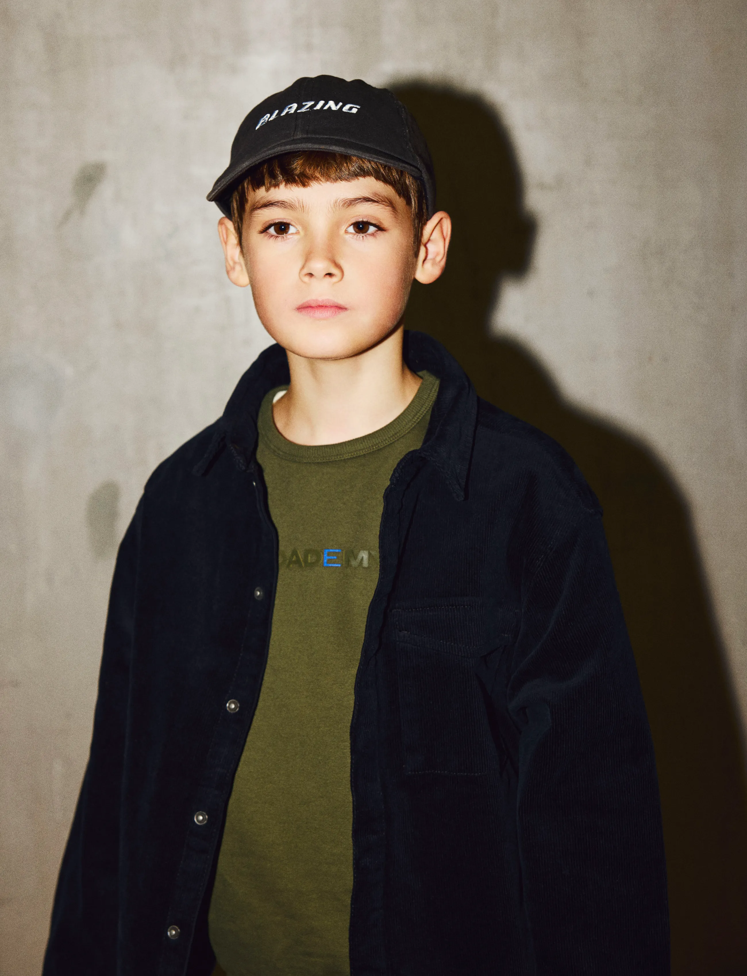 name it - NKMAARON OS CORD LS SHIRT 2908-QD - long-sleeved shirts - black - 3