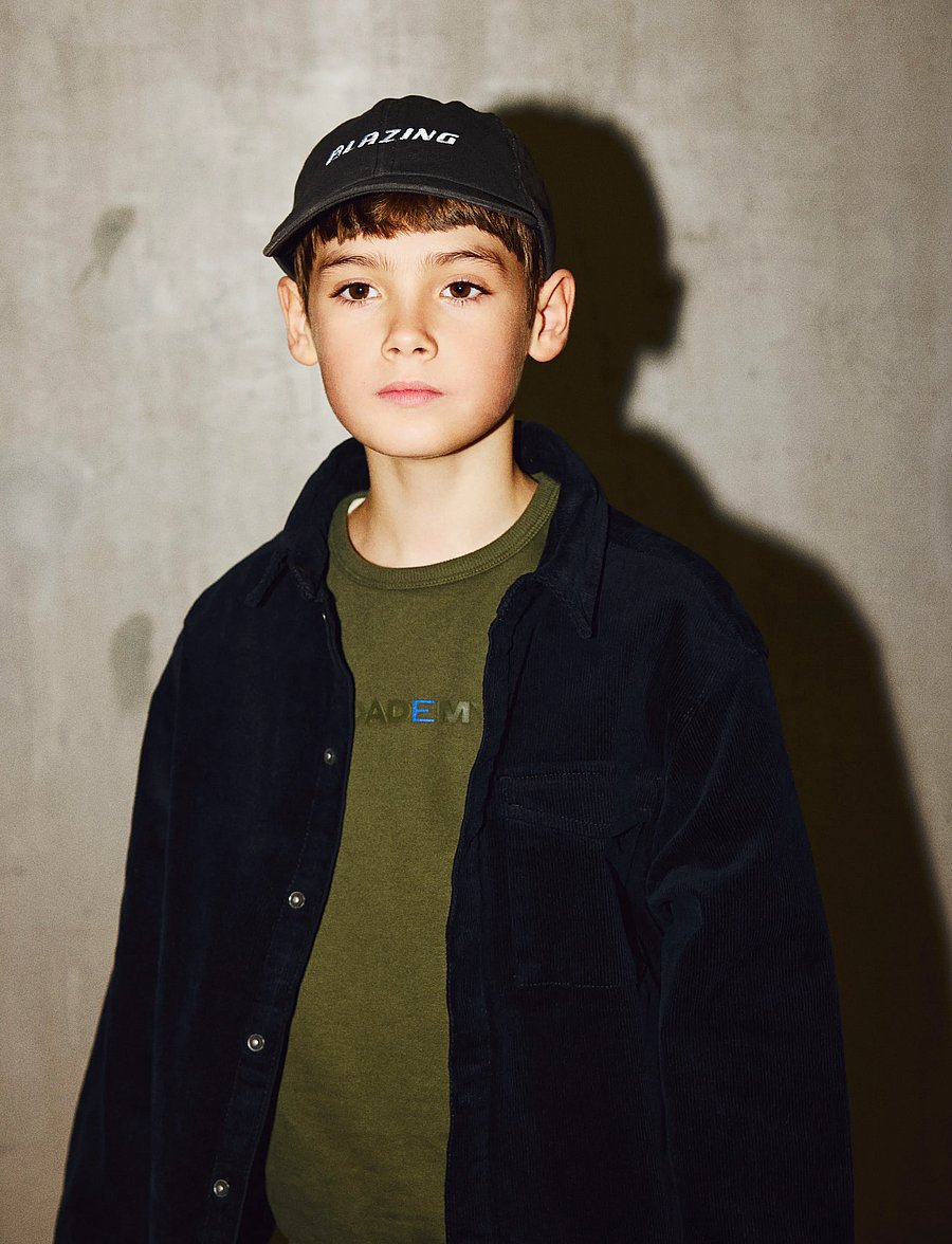 name it - NKMAARON OS CORD LS SHIRT 2908-QD - langärmlige hemden - black - 3