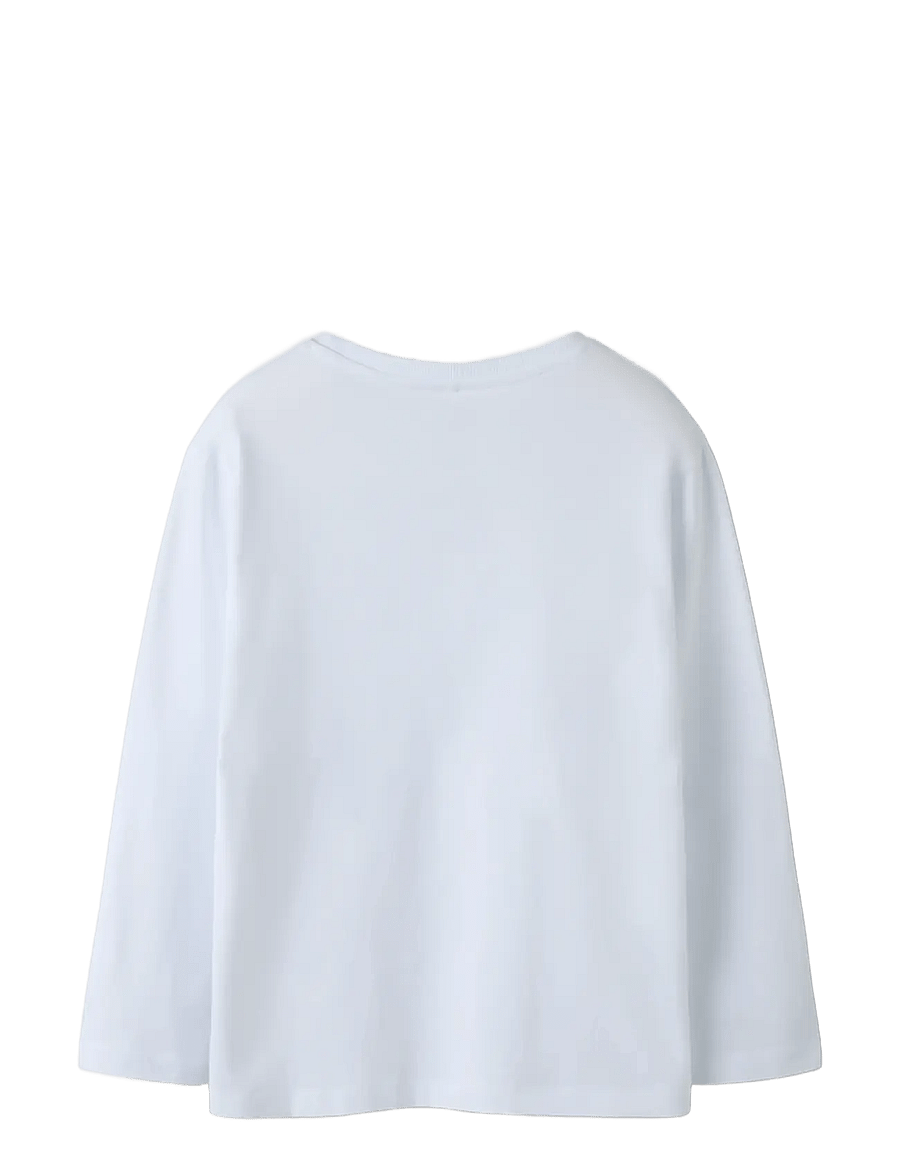 name it - NKMSEBASTIAN LS NREG TOP - langärmelig - bright white - 1
