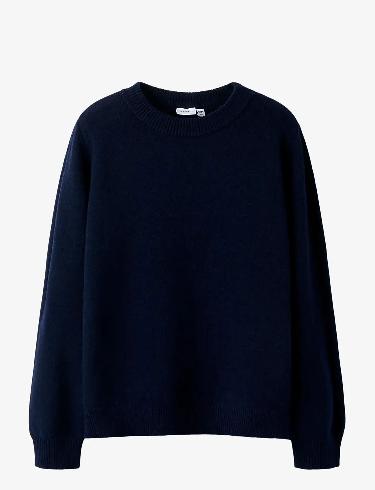 name it - NKMSAXO LS KNIT - efterårstøj - navy blazer - 1