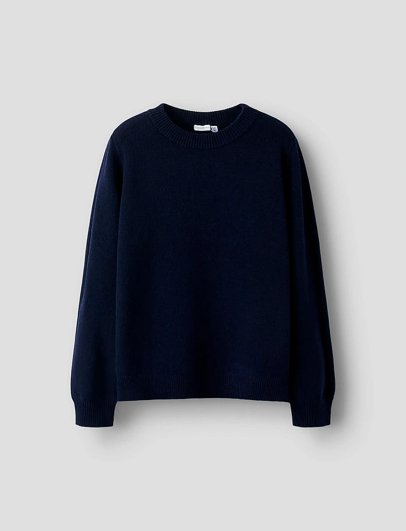 name it - NKMSAXO LS KNIT - gensere - navy blazer - 0