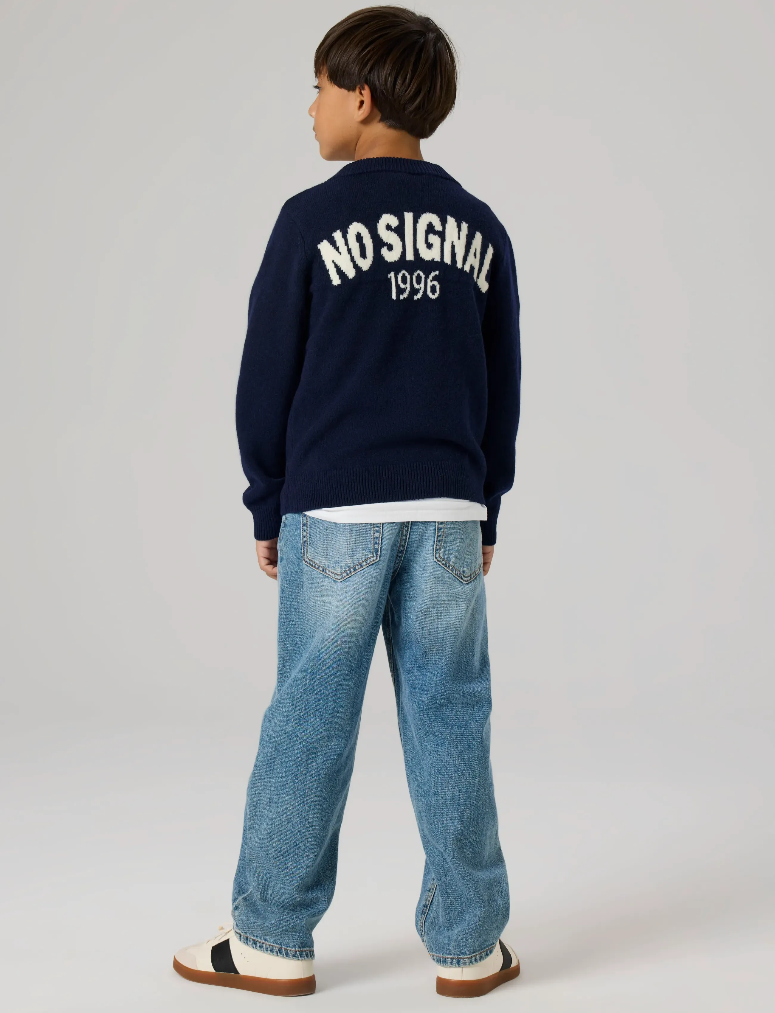 name it - NKMSAXO LS KNIT - džemprid - navy blazer - 5
