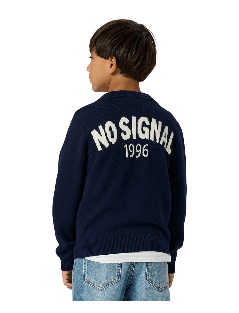 name it - NKMSAXO LS KNIT - gensere - navy blazer - 3