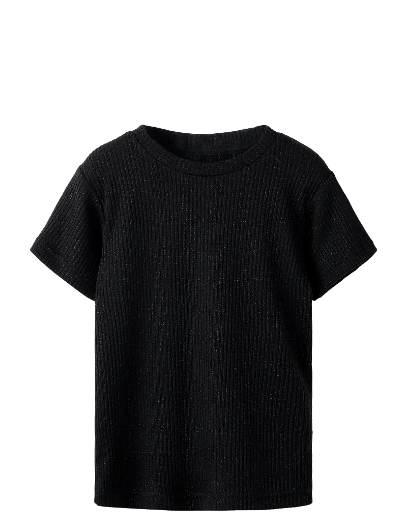 name it - NKFSISAN SS TOP - kortærmede t-shirts - black - 1