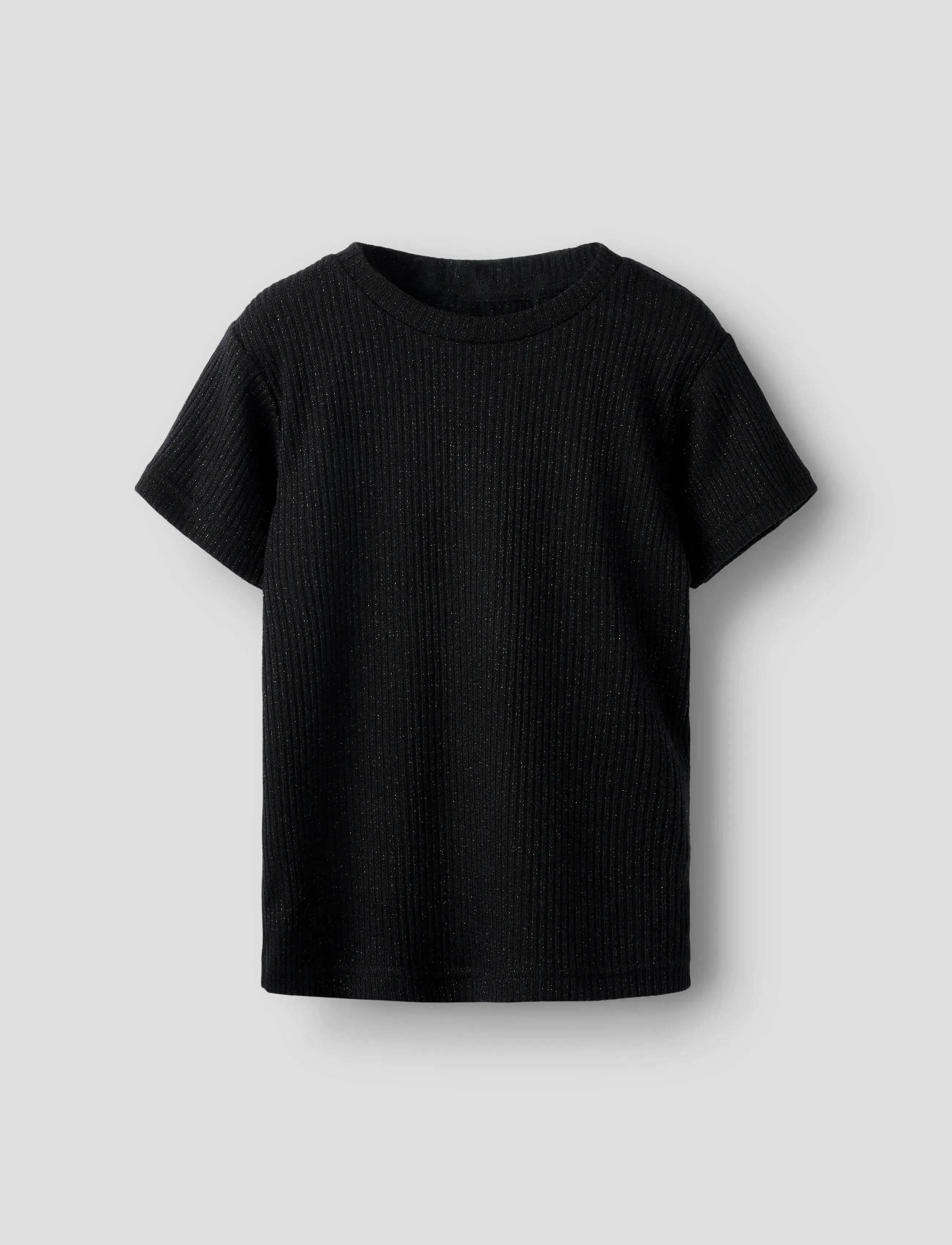 name it Nkfsisan Ss Top, 122-128, Black, T-Shirts > Kortærmede, Børn
