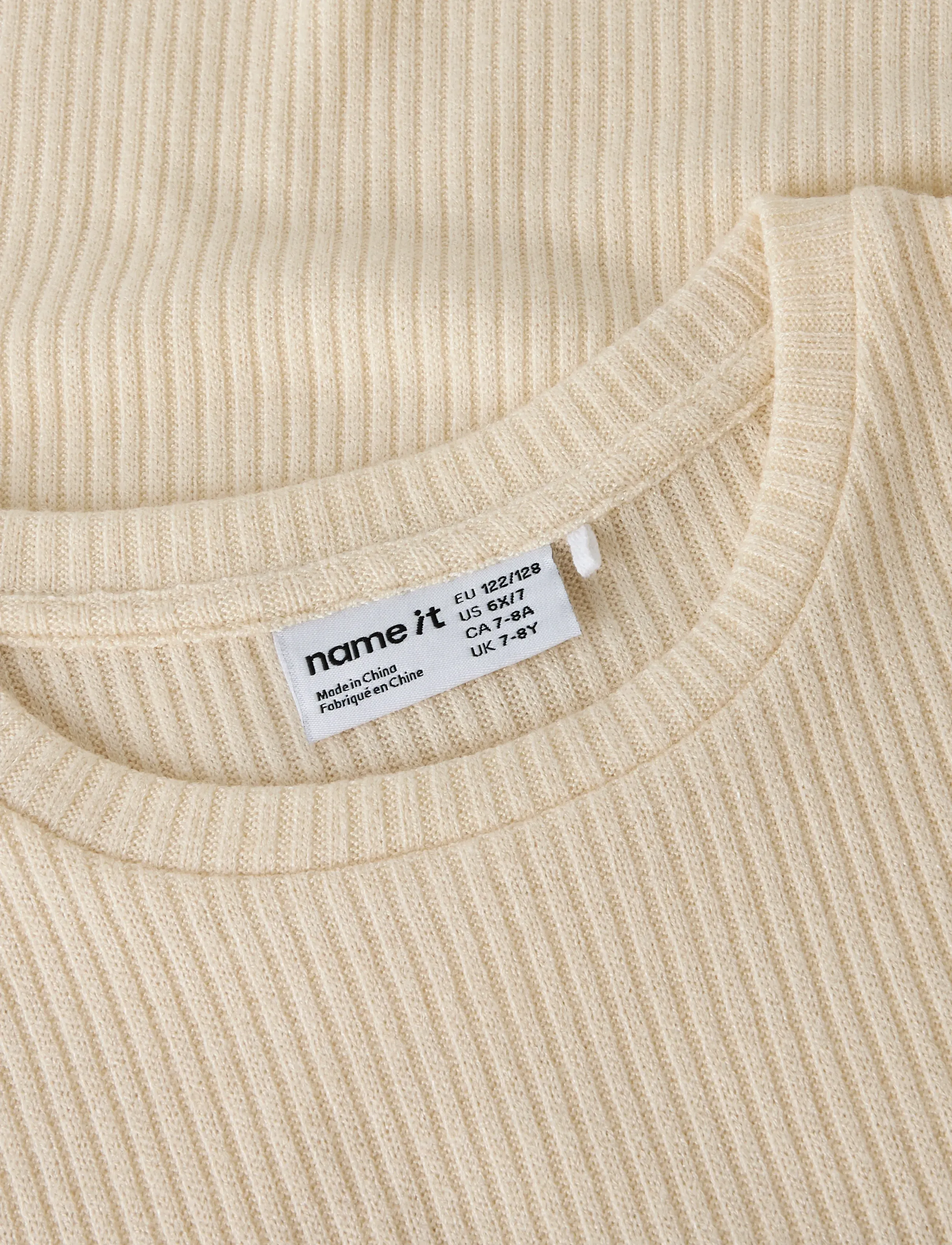 name it - NKFSISAN SS TOP - kortärmade t-shirts - buttercream - 3