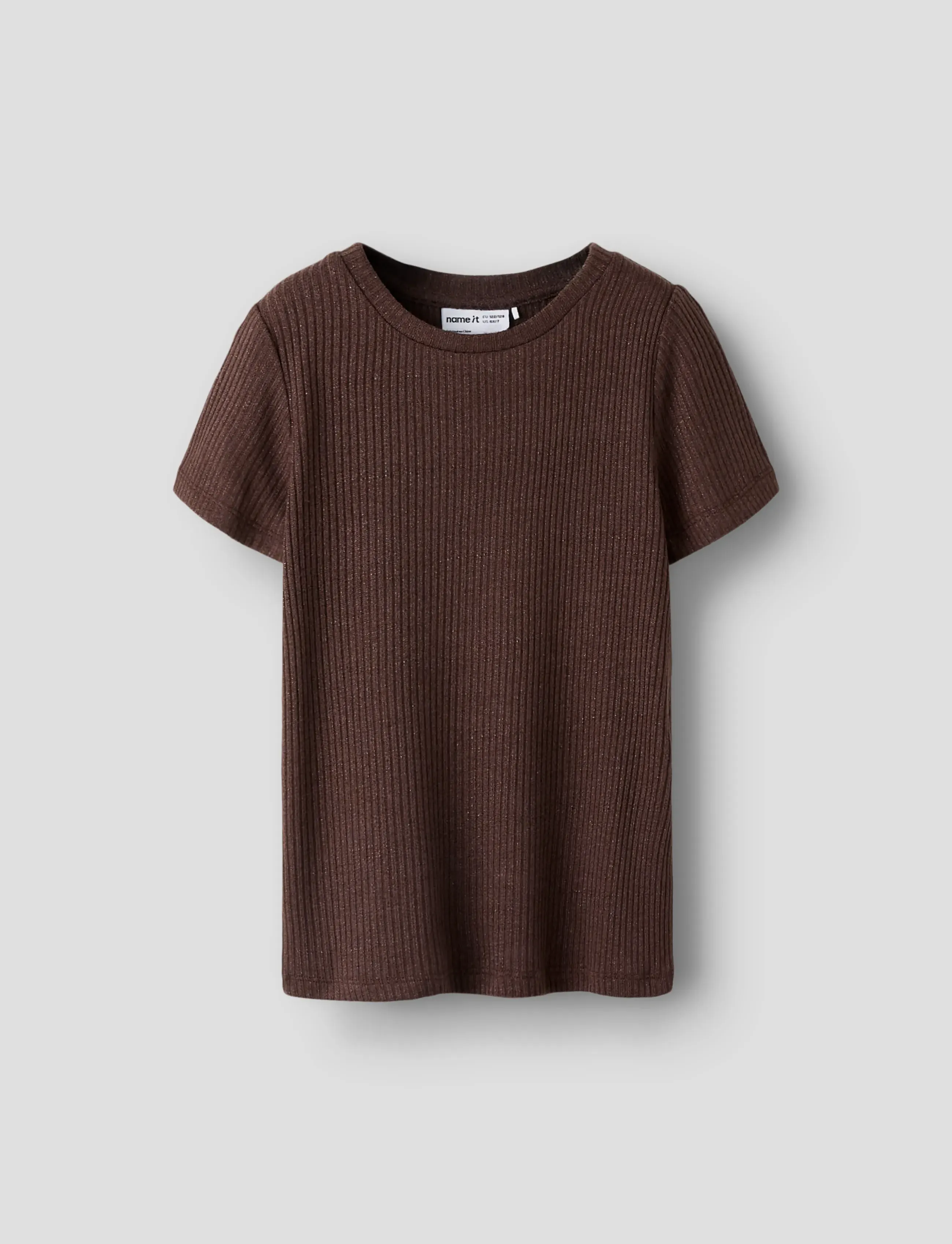 name it NKFSISAN SS TOP - Yläosat - SHOPPING BAG / brown