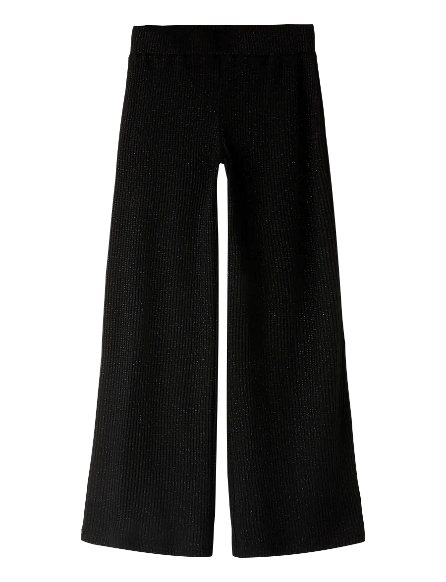 name it - NKFSISAN WIDE PANT - einkaufen nach alter von - black - 1