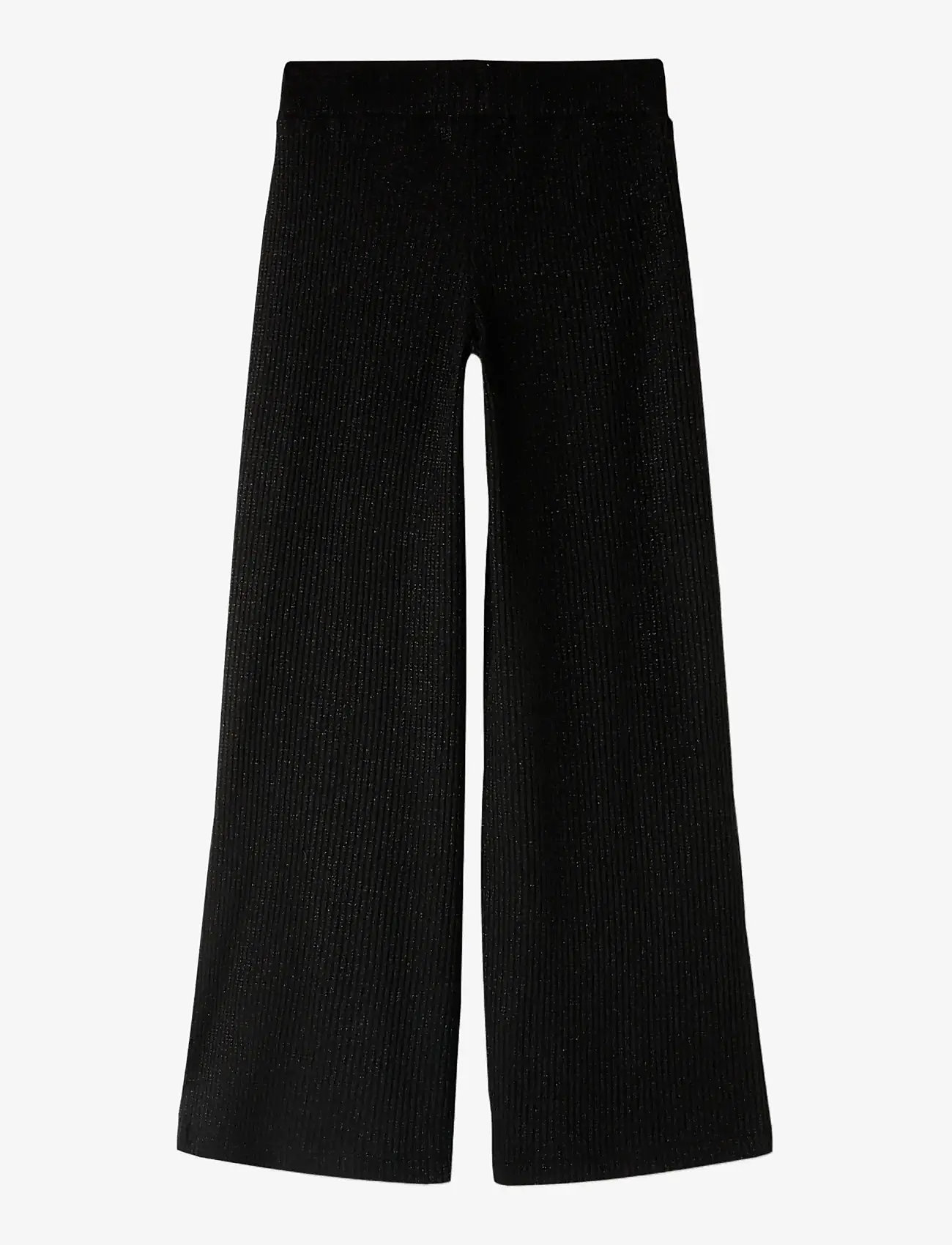 name it - NKFSISAN WIDE PANT - bukser - black - 2